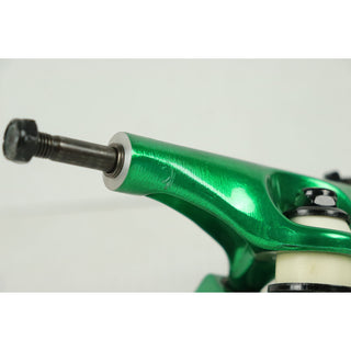 Blem Core Hollow Skateboard Trucks 5.5 (8.25") Green / Green Base