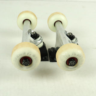 Blem Core Skateboard Trucks Hollow Silver 5.25 (8.0") with Spitfire Burners 52mm