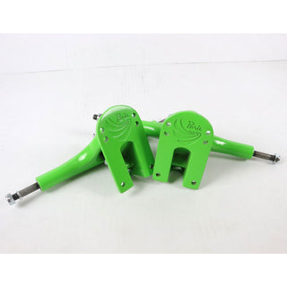 Blem Paris Longboard Trucks 180mm V2 Green Damaged, For Parts