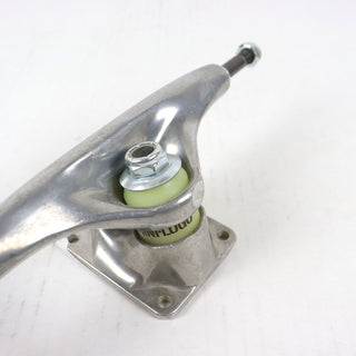 Blem Mini Logo Skateboard Trucks 8.0" Polished Silver Damaged, For Parts