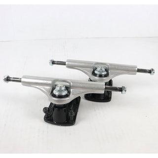Blem Bullet Skateboard Trucks 8.25" Polished with Mounting Hardware Silver Used