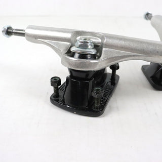 Blem Bullet Skateboard Trucks 8.25" Polished with Mounting Hardware Silver Used