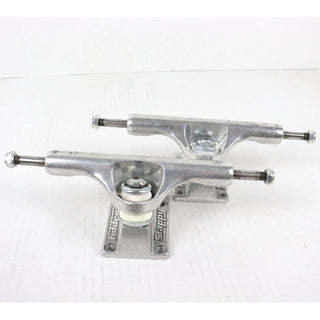Blem Slappy Skateboard Trucks 8.5" ST1 Inverted Hollow Silver Used, Damaged, For Parts