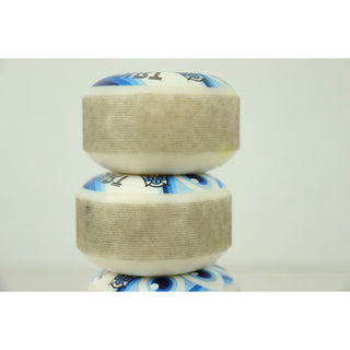 Blem Triclops Skateboard Wheels Third Eye 51mm 99A White with Abec 5 Bearings