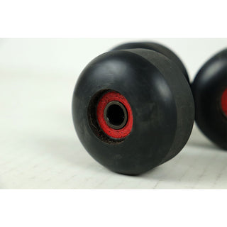 Blem Skateboard Wheels 52mm x 32mm Black 97A with Bearings