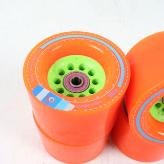 Blem Orangatang Skateboard Wheels Kegel with Loaded Jehu Bearings 80mm Used