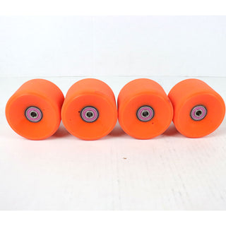 Blem Orangatang Skateboard Wheels Durian with Loaded Jehu Bearings 75mm Used