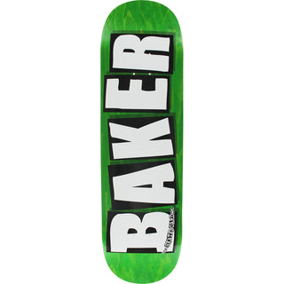 Baker Skateboard Deck Logo Veneers B2 Green 8.5" x 32.5"