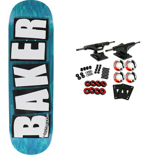 Baker Skateboard Complete Logo Veneers B2 Blue 8.5" x 32.5"