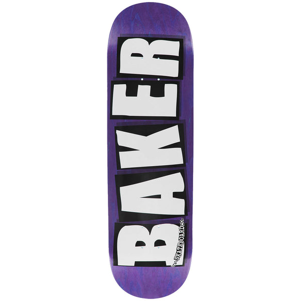 Baker Skateboard Deck Logo Veneers B2 Purple 8.5