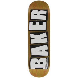 Baker Skateboard Deck Logo Veneers Brown 8.25" x 32.25"