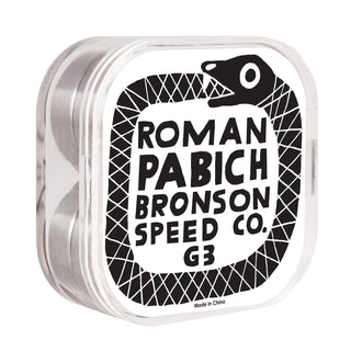 Bronson Skateboard Bearings Roman Pabich Pro G3 White/Black