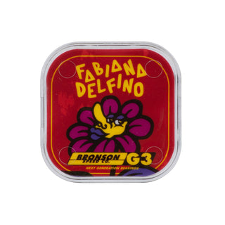Bronson Skateboard Bearings Fabiana Delfino Pro G3 Red/Purple