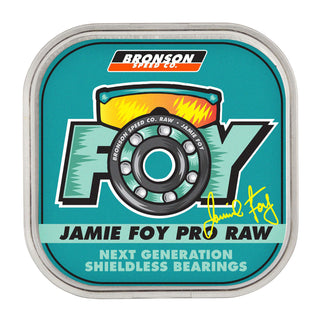 Bronson Speed Co Skateboard Bearings Jamie Foy Pro Raw