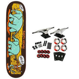 Foundation Skateboard Complete Servold Back Off Bro 8.25" x 31.98"
