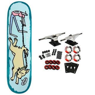 Foundation Skateboard Complete Lewis Back Off Bro (Assorted) 8.63" x 32.47"