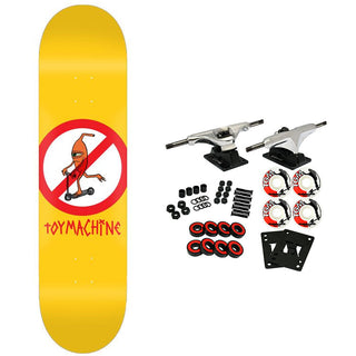 Toy Machine Skateboard Complete No Scooter Yellow 8.0" x 31.75"