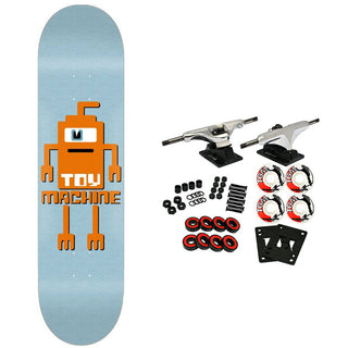 Toy Machine Skateboard Complete Binary Sect Orange 8.0" x 31.63"