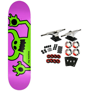 Toy Machine Skateboard Complete Original Monster Purple/Green 8.5" x 32.38"
