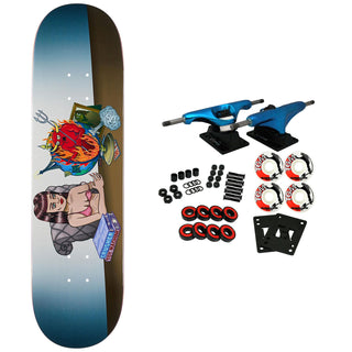 Toy Machine Skateboard Complete Axel Globe 8.38" x 32"