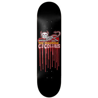 Toy Machine Skateboard Deck Collins Devil Cat 8.25" x 32"