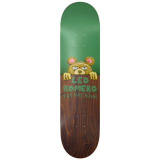 Toy Machine Skateboard Deck Romero Fence Green/Brown 8.13" x 32"