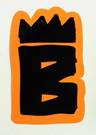 Brigada Sticker Logo 4" Orange