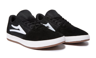 Lakai Skateboard Shoes Brighton Black Suede Mens