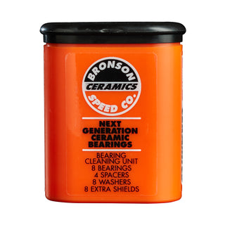 Bronson Ceramic Bearings, Cleaning Unit, Spacers, Washers, Extra Shields
