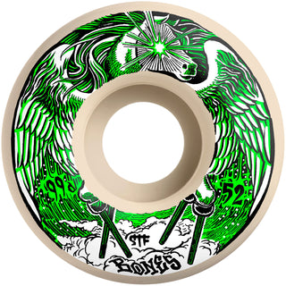 Bones Skateboard Wheels 52mm Peg-Leg-Asus V1 Standard STF 99A White