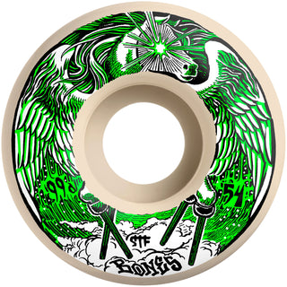 Bones Skateboard Wheels 54mm Peg-Leg-Asus V1 Standard STF 99A White