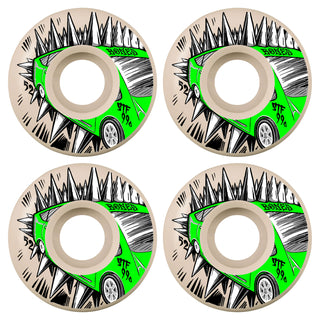 Bones Skateboard Wheels 52mm Judas Prius V2 Locks STF 99A White