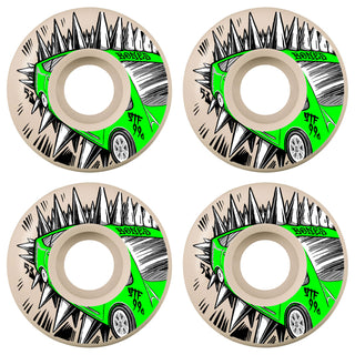 Bones Skateboard Wheels 53mm Judas Prius V2 Locks STF 99A White
