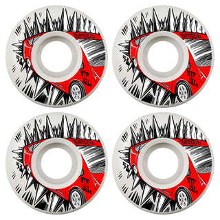 Bones Skateboard Wheels 53mm Judas Prius V2 Locks STF 103A White