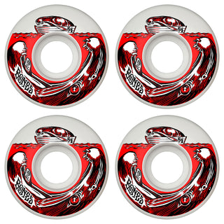 Bones Skateboard Wheels 54mm Salmon Dinner V3 Slim STF 103A White
