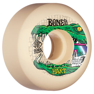 Bones Skateboard Wheels 54mm STF V5 Hart Gator Skull 99A White