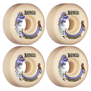 Bones Skateboard Wheels 52mm STF V5 Fortunato Pimpin 99A White