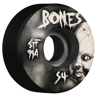 Bones Skateboard Wheels 54mm STF V1 Dollhouse 99A Black