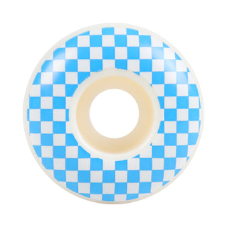 Skateboard Wheels 52mm x 31mm 100A High Rebound Checker White/Blue