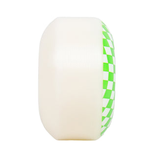Skateboard Wheels 52mm x 31mm 100A High Rebound Checker White/Green