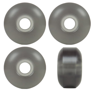 Skateboard Wheels 53mm x 31mm High Rebound 99A Clear Black