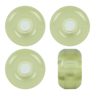 Blank Skateboard Wheels Blank 97A Clear Yellow Tint 53mm x 32mm