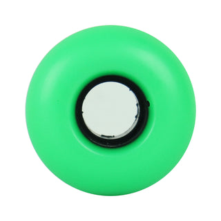 Blank Skateboard Wheels Cored 82A USA Made Bright Green 55mm x 34mm