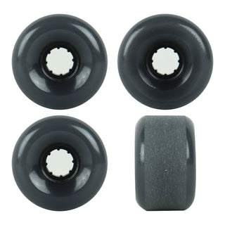 Blank Skateboard 78A USA Made Cruiser Longboard Wheels 60mm x 37mm Smoked Grey