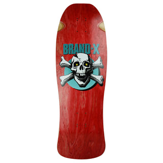 Brand-X Skateboard Deck Knucklehead OG Fish Red 10" x 30.25" Old School