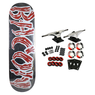 Bacon Skateboard Complete Logo Veneer Black 10" x 33"