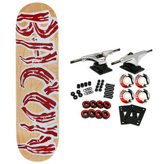 Bacon Skateboard Complete Logo Veneer Natural 8.75" x 32.63"
