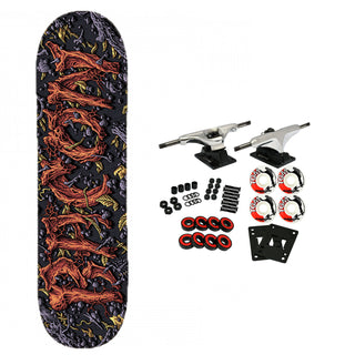 Bacon Skateboard Complete Metal Logo 9.0" x 32.75"