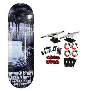 Bacon Skateboard Complete Rainy Hell 9.5" x 33"