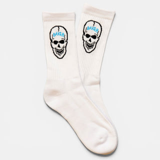 Baker Skateboards Socks 100% Baker White
